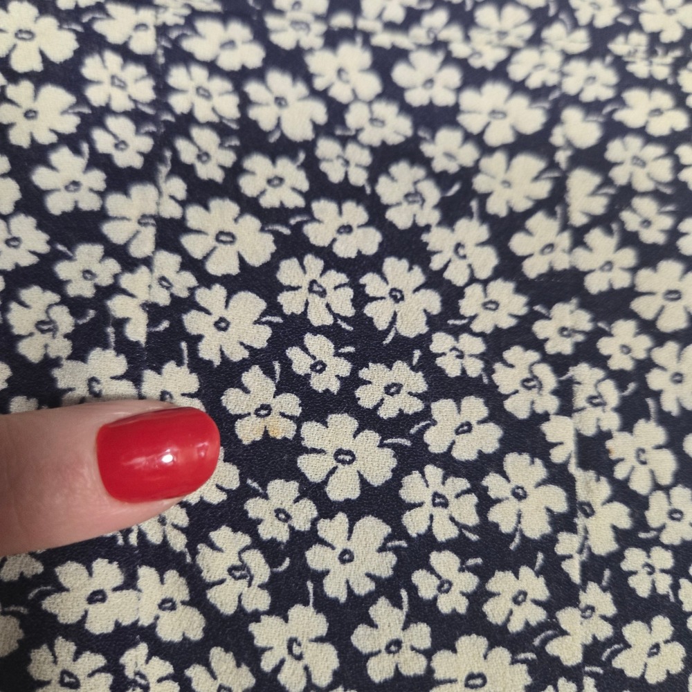 Reformation Zoe Floral Midi Slit Skirt 0 XS‎ Party Beach Casual Boho Zip Cottage - Picture 4 of 9